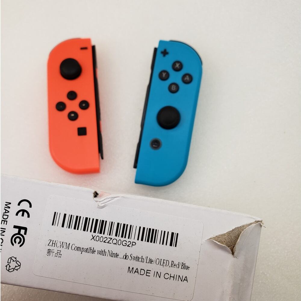 ZHCWM Wireless Controllers for Nintendo Switch / Lite / OLED (Red & Blue) Joy